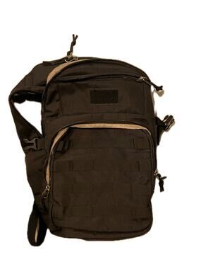 No Label 24L Computer/Tactical Backpack Black